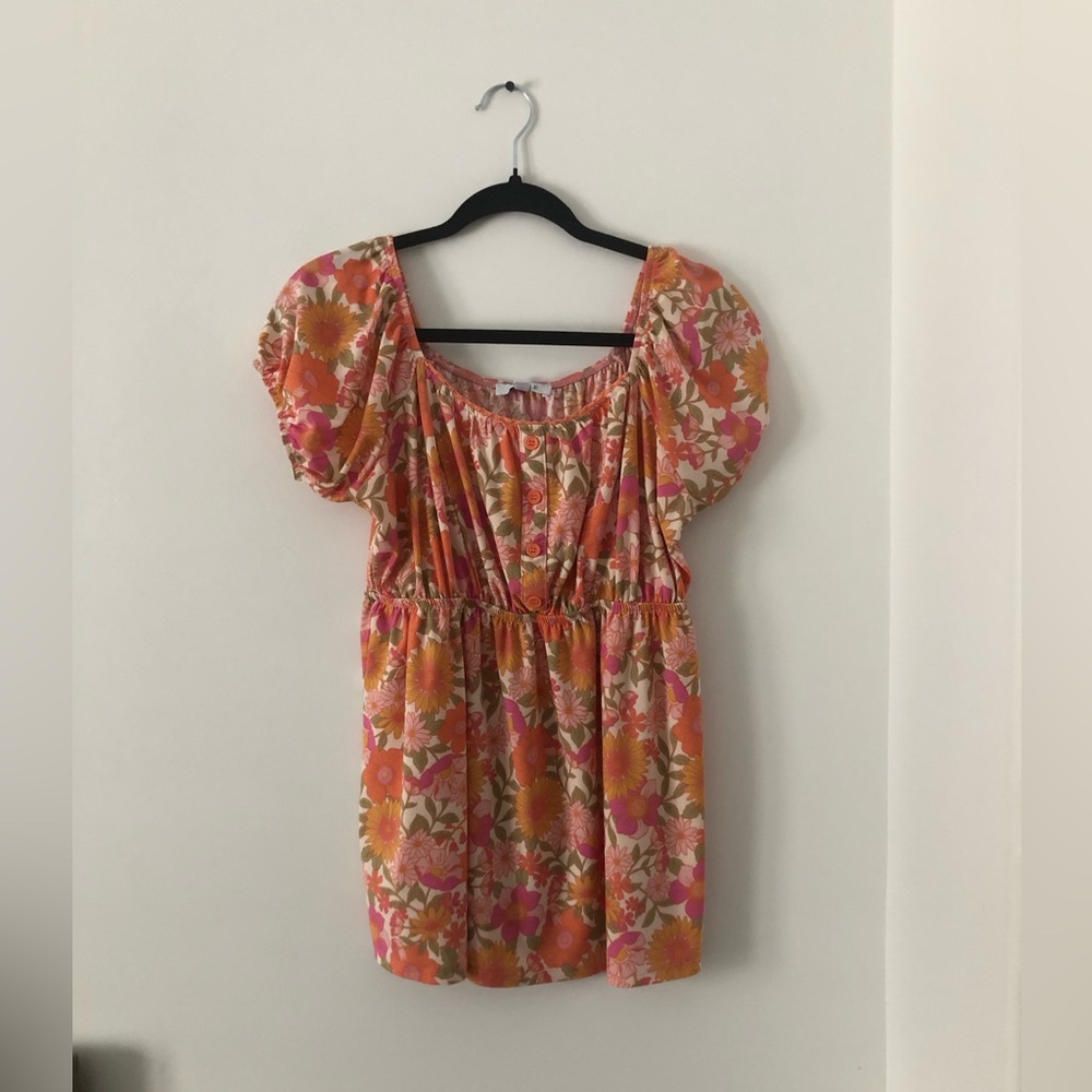 MySTYLE‎ Floral Top | Size S